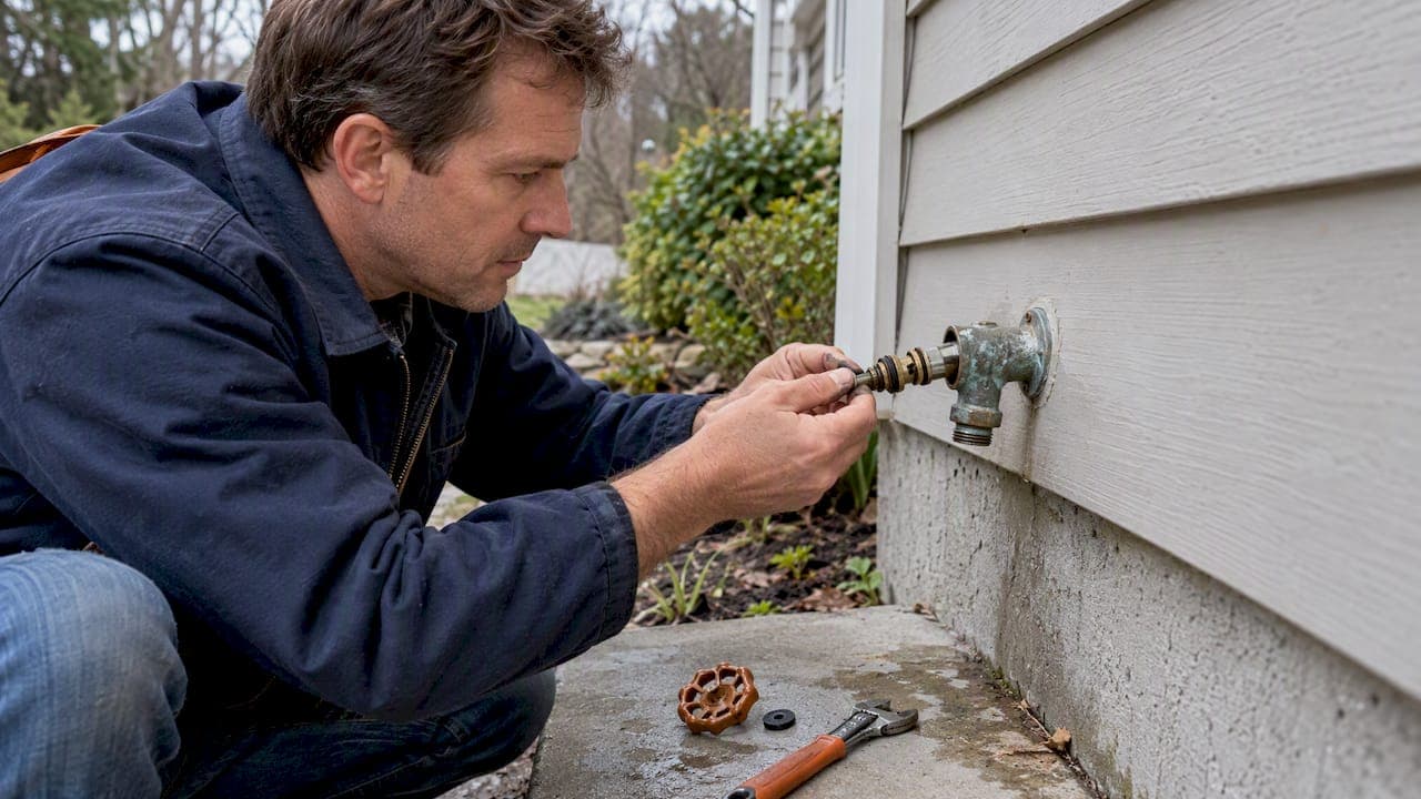 Homeowners: Fix a Leaking Frost Free Outside Hose Bib in Under an Hour